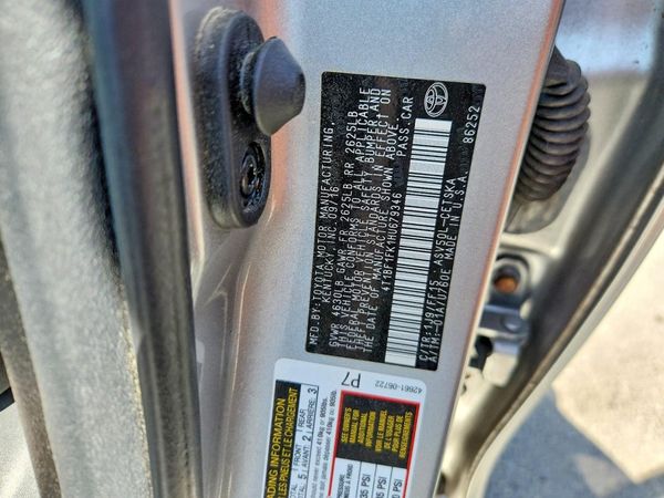 2017 TOYOTA CAMRY LE/SE/XLE/XSE