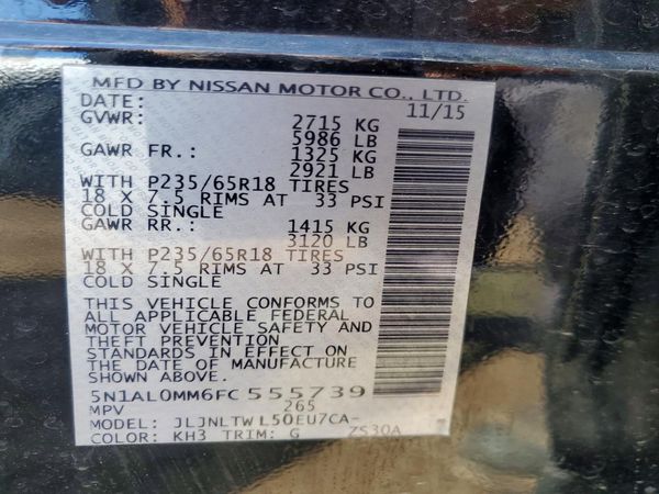 2015 INFINITI QX60