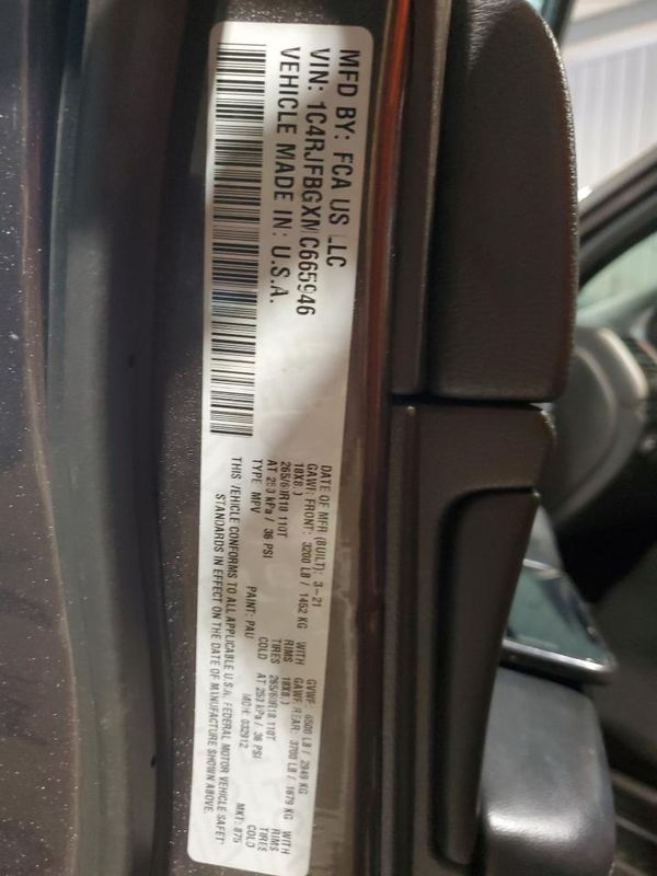 2021 JEEP GRAND CHEROKEE LIMITED