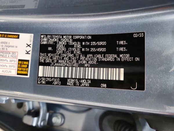 2023 LEXUS RZ 450e Luxury/Premium