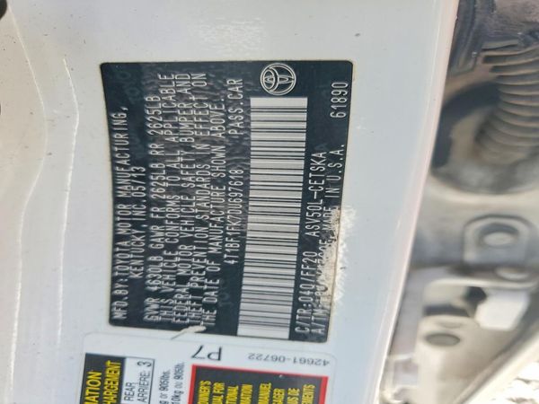 2013 TOYOTA CAMRY