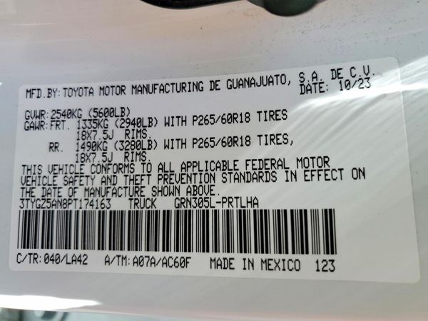 2023 TOYOTA TACOMA Limited