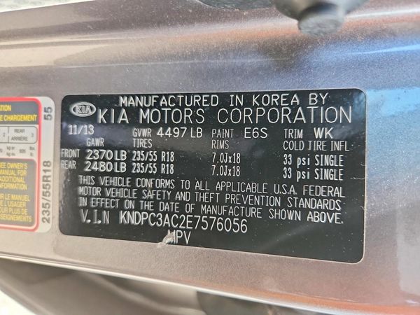 2014 KIA SPORTAGE