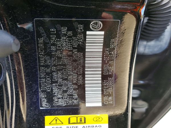 2017 LEXUS ES 350