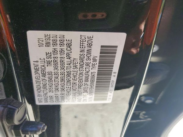 2022 HONDA PILOT
