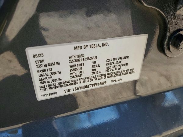 2023 TESLA MODEL Y