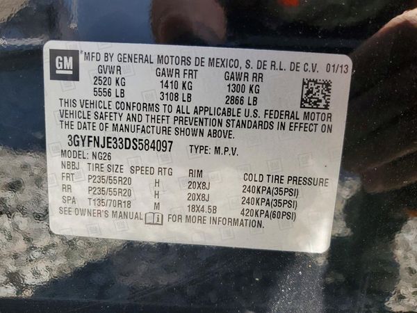 2013 CADILLAC SRX