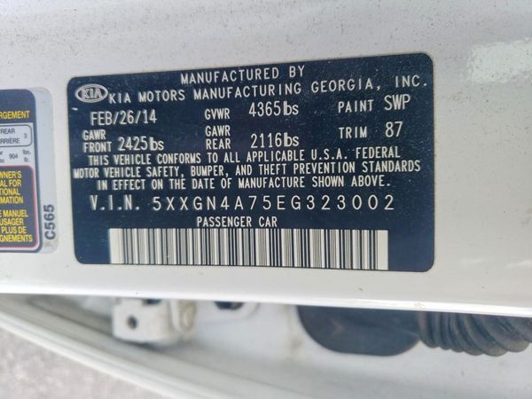 2014 KIA OPTIMA 2.4 EX STD/Premium /Tech