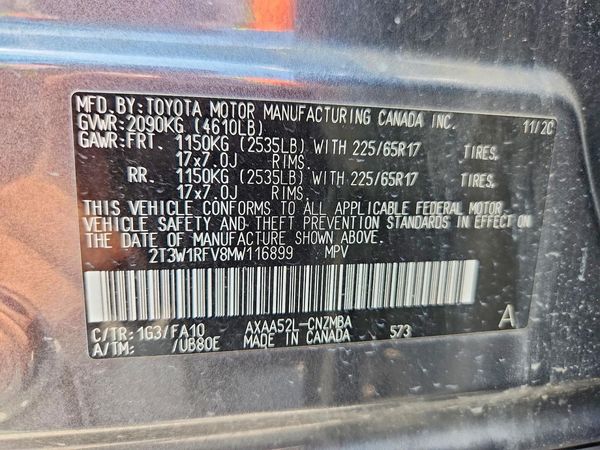 2021 TOYOTA RAV4