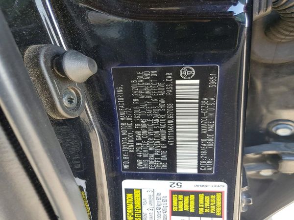 2022 TOYOTA CAMRY SE