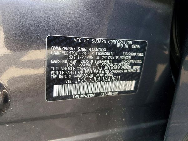 2025 SUBARU FORESTER Sport