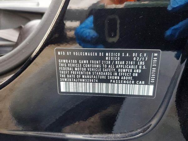 2017 VOLKSWAGEN JETTA