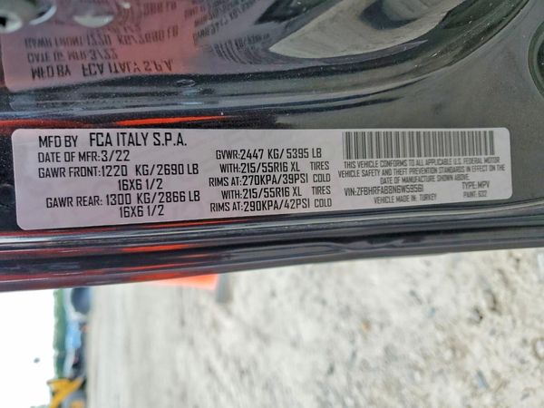 2022 RAM PROMASTER CITY Tradesman