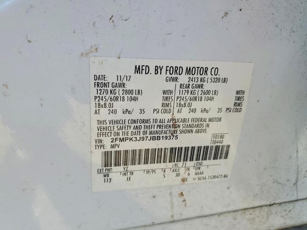 2018 FORD EDGE
