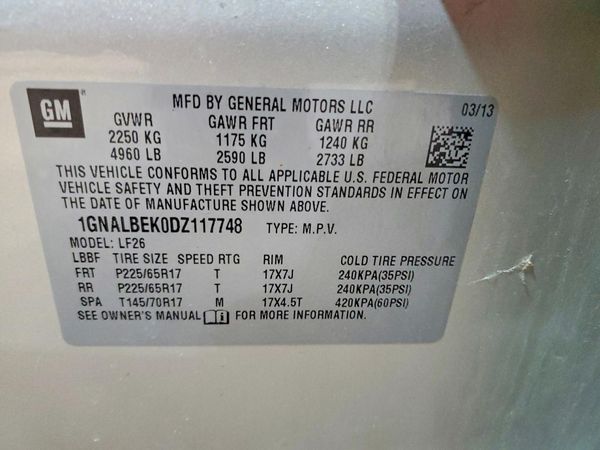 2013 CHEVROLET EQUINOX