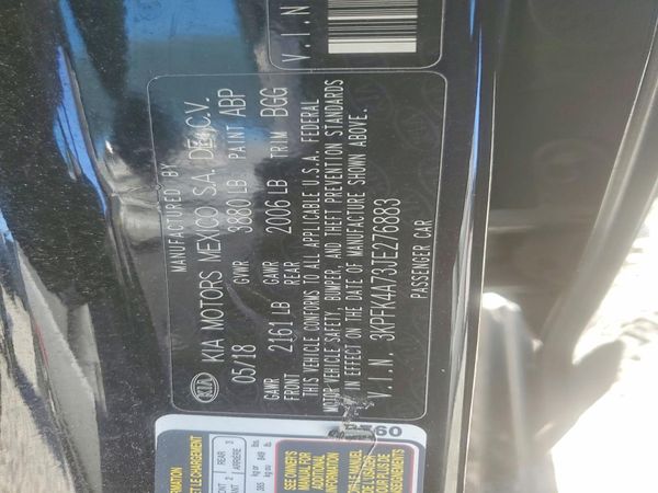 2018 KIA FORTE LX Base