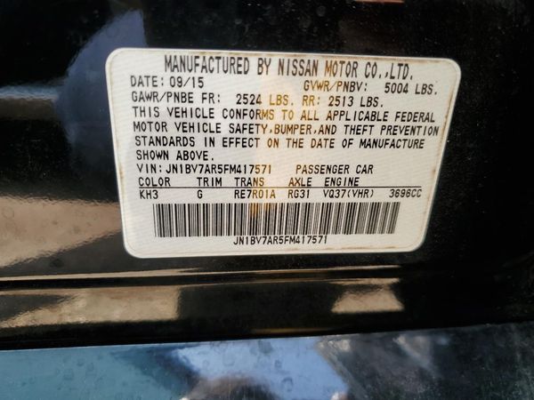 2015 INFINITI Q50