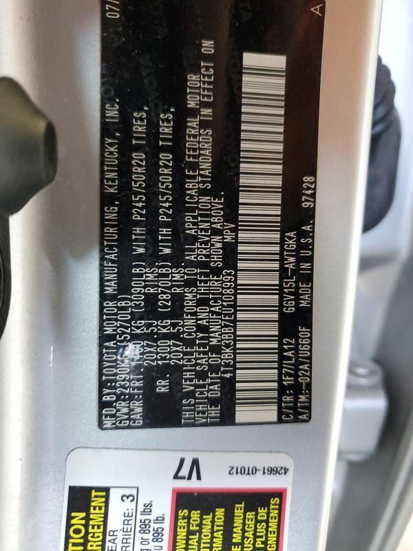 2014 TOYOTA VENZA