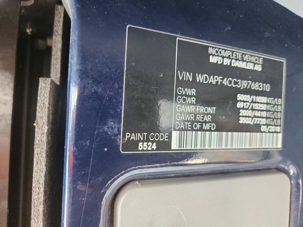 2018 MERCEDES-BENZ SPRINTER
