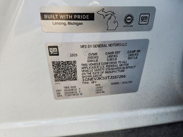 2026 CHEVROLET TRAVERSE Z71