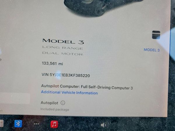 2019 TESLA MODEL 3