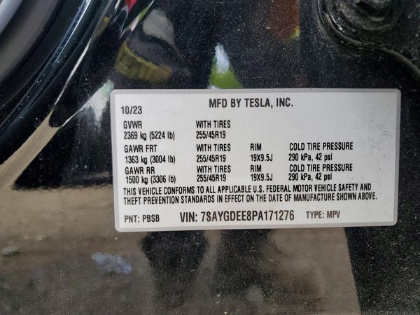2023 TESLA MODEL Y