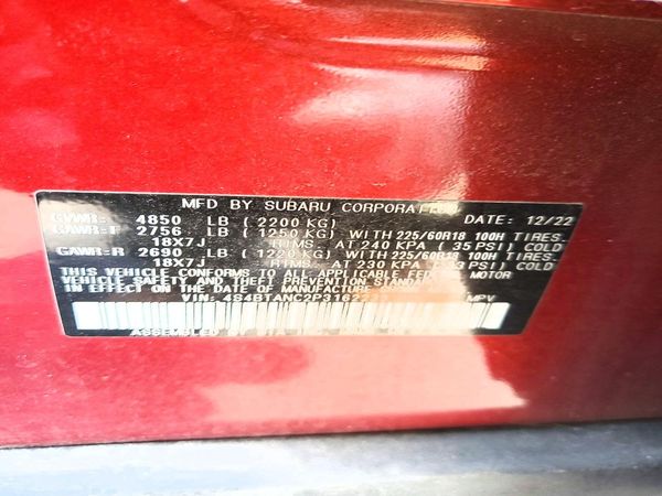 2023 SUBARU OUTBACK Limited