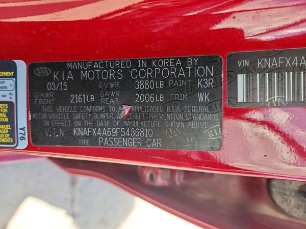 2015 KIA FORTE