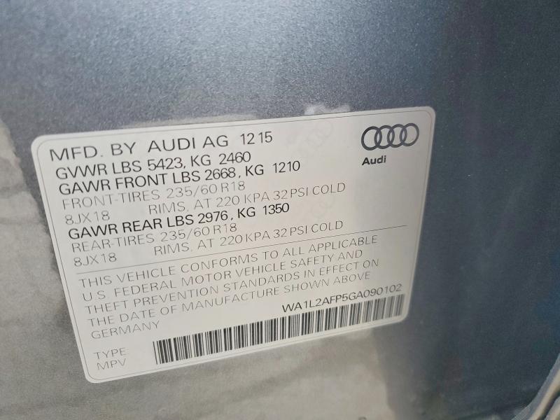 2016 AUDI Q5 quattro Premium Plus