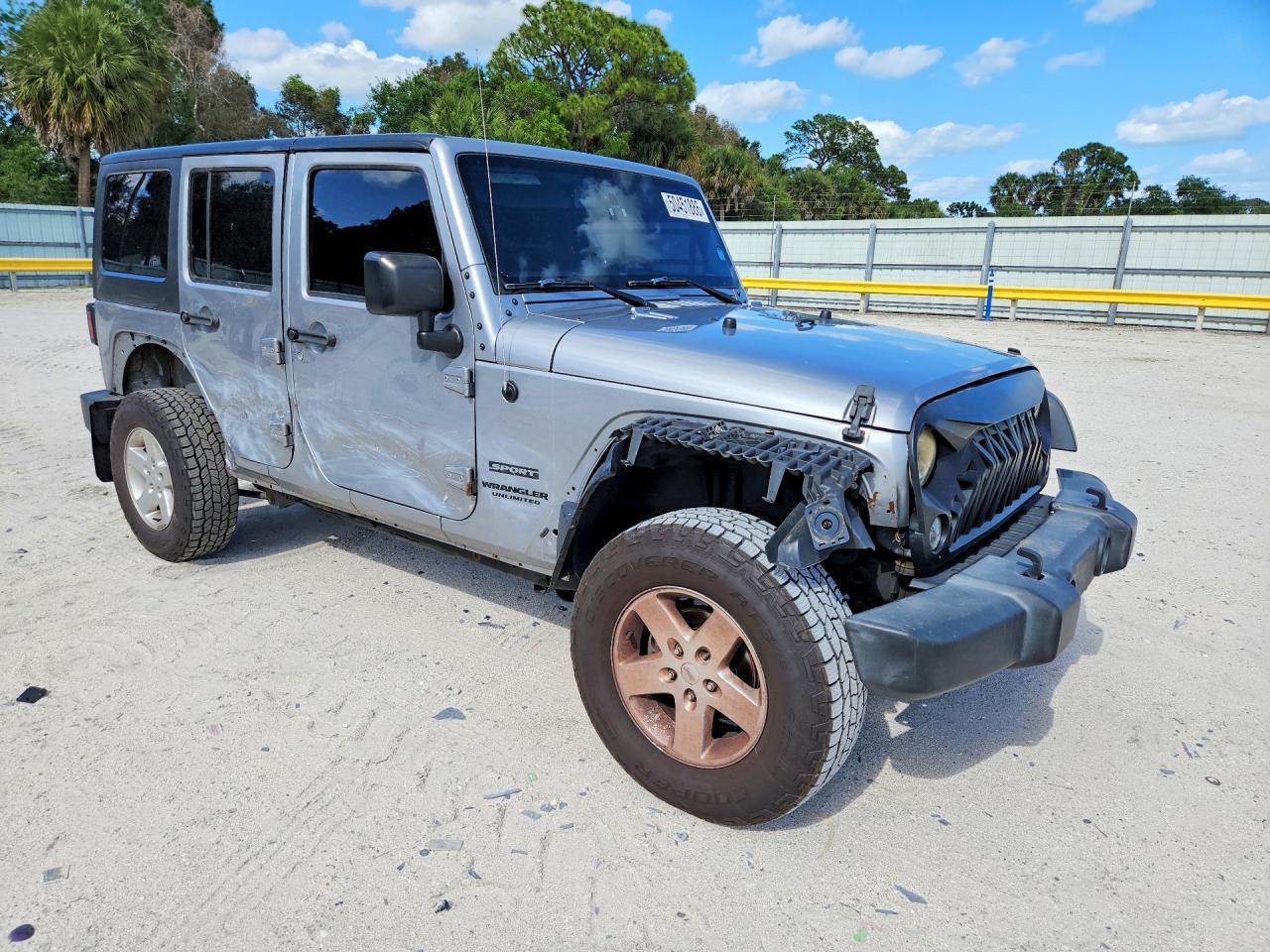 2017 JEEP WRANGLER UNLIMITED SPORT 4X4
