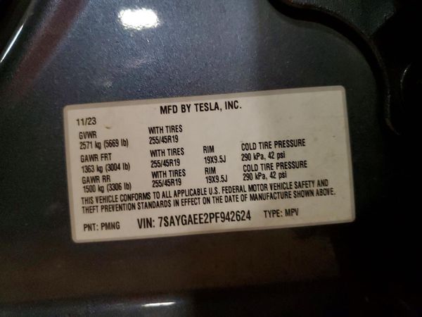 2023 TESLA MODEL Y