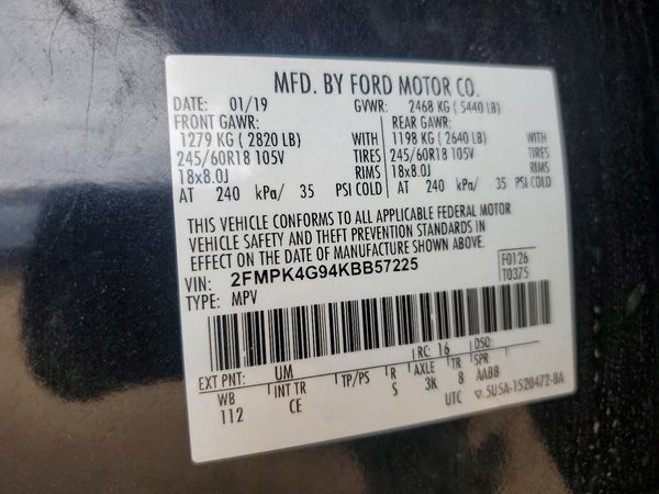 2019 FORD EDGE SE