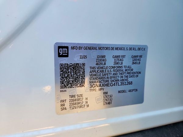 2026 CHEVROLET EQUINOX 1LT