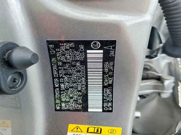 2019 LEXUS UX