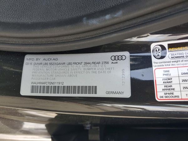 2016 AUDI A6 quattro Prestige