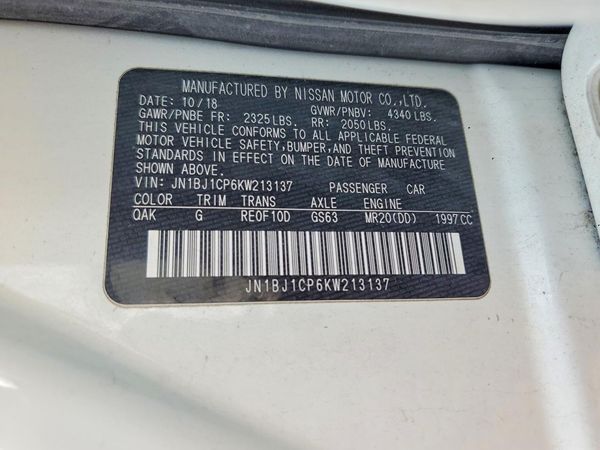 2019 NISSAN ROGUE SPORT