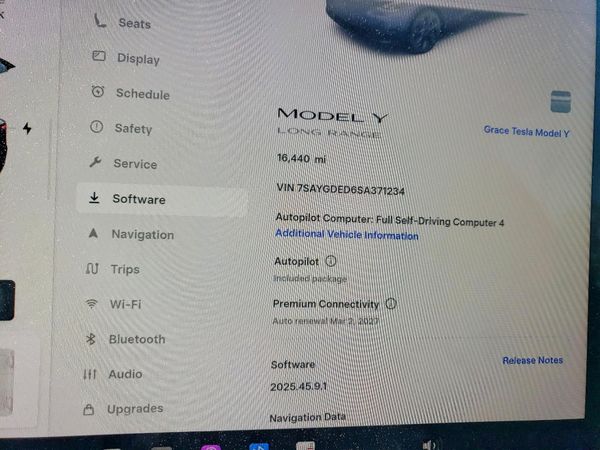 2025 TESLA MODEL Y