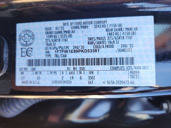 2023 FORD F150 SuperCrew
