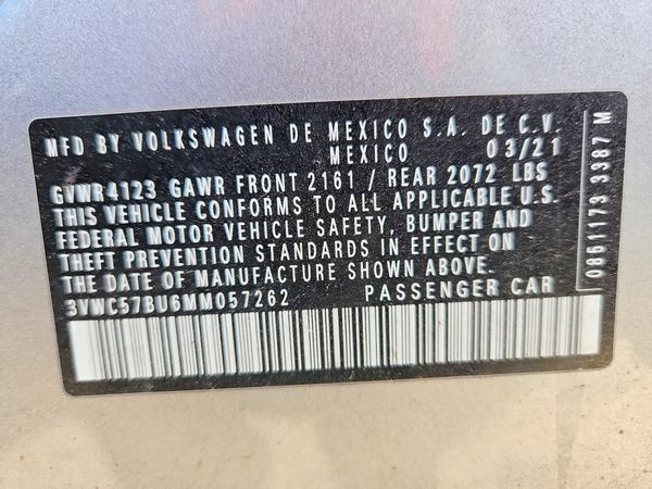 2021 VOLKSWAGEN JETTA