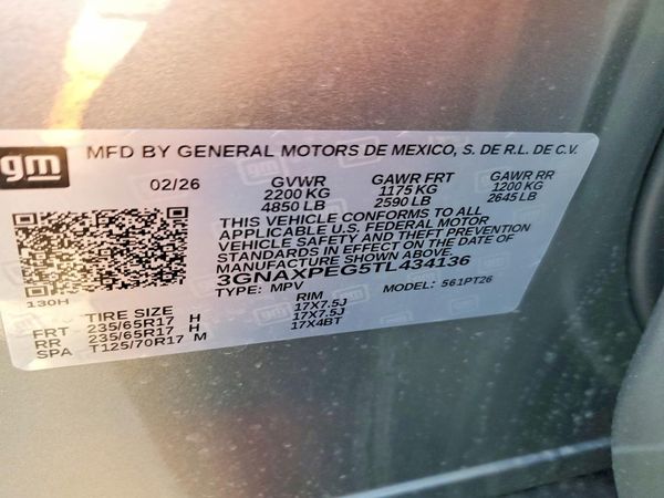 2026 CHEVROLET EQUINOX 2LT
