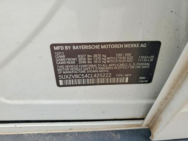 2012 BMW X5 xDrive50i