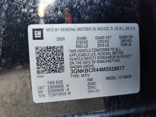 2021 CHEVROLET BLAZER