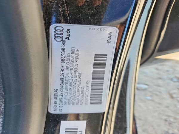 2012 AUDI A7 quattro Premium Plus