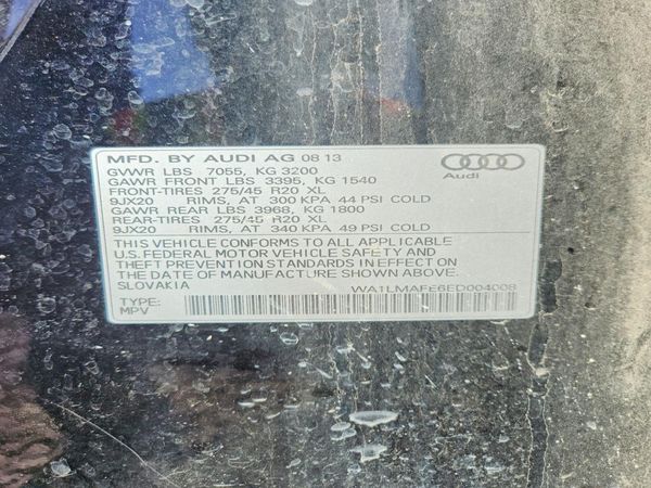 2014 AUDI Q7 Premium Plus — VINS