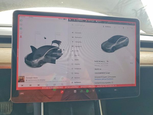 2019 TESLA MODEL 3
