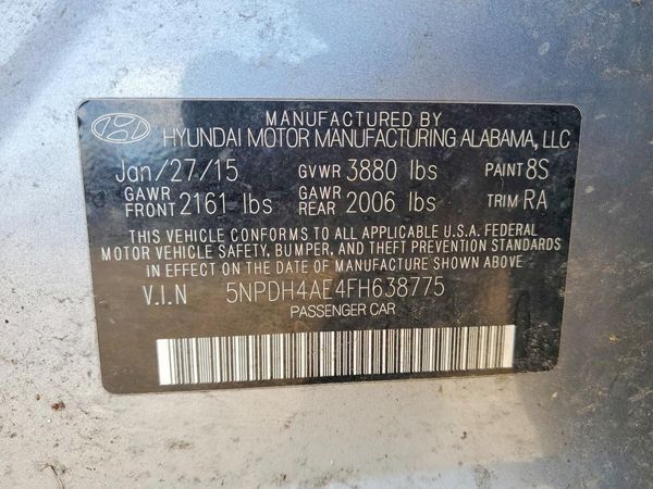 2015 HYUNDAI ELANTRA