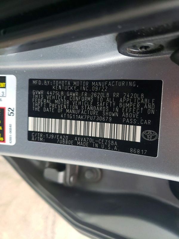 2023 TOYOTA CAMRY SE