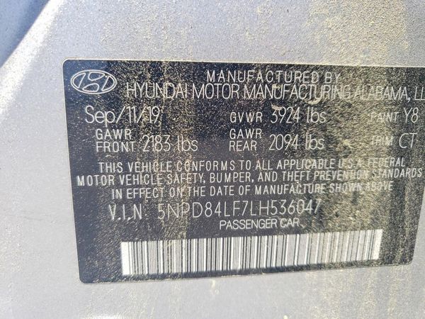 2020 HYUNDAI ELANTRA