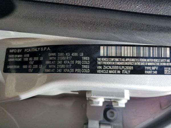 2020 JEEP RENEGADE LATITUDE 4X4