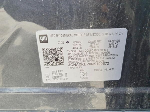 2022 CHEVROLET EQUINOX